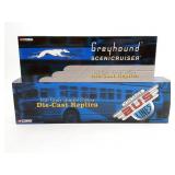 Corgi 1:50 Scale Streetcar + Greyhound Bus