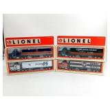 Lionel O/O27 Gauge Semi-Trucks Lot of (4)