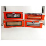 Lionel O Train Car Lot of 4 NIB Campbell Kids