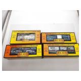 Rail King Electric Train Lot of 4 NIB Ertl Vans