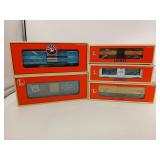 Lionel O/O27 Gauge NIB Train Car Lot of 5