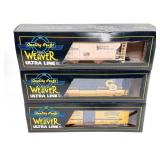 Weaver Train Car Lot Boxcar Hopper U of M NIB