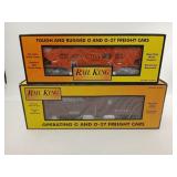 Rail King Rotary Snow Plow 4-Bay Hopper NIB Lot