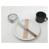New York Central Railway Dining Plate Knife Cup