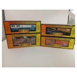 Rail King O-Gauge NIB Train Lot of 4 Carrier