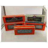 Lionel O/O27 Gauge NIB Train Car Lot of 5