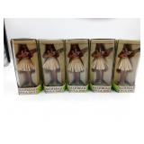 Lot of 10 Dashboard Hula Dolls Playing Ukulele