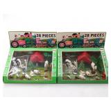 Vintage Mego Farm Playsets (x2) NIP