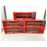 Lionel Vintage O/O27 Lot of (5) Passenger Cars