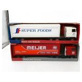 ERTL Die-Cast 19' Meijer Super Foods Semi Lot