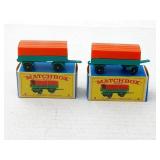 Vintage Matchbox/Lesney #2 Mercedes Trailer (x2)