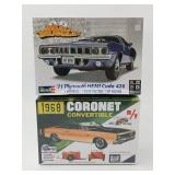 1971 Hemi Cuda 426 + 1968 Coronet R/T Models