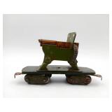 Marx Litho 8-Wheel Machine Gun Car