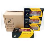 K Line O scale Freight Car Lot of 4 NIB