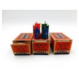 (3) Lionel Baggage Trucks with Handlers/3 Sets