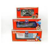Lionel Disney Train Car Lot Donald/Aladdin/Woody