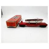 Lionel Postwar O-Gauge 6801 Flat Car with Boat