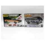 1971 Hemi Cuda 426 + 1968 Coronet R/T Models