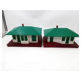 (2) Lionel #132 Illuminated Stations
