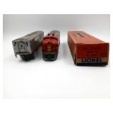 Lionel Vintage Santa Fe Locomotive Lot of 3