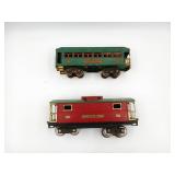 Lionel Prewar 217 Caboose 341 Observation Car Lot