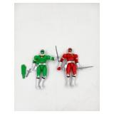 Power Rangers Turbo 5' Red & Green Lot