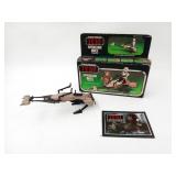 Vintage Star Wars ROTJ Speeder Bike w/Original Box