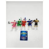 Power Rangers Zeo 5' Ranger Team Loose