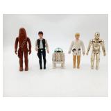 Star Wars Vintage Figure Lot  ANH Luke/Han/R2