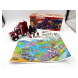 MASK Kenner 1985 Rhino Tractor Rig W/Figures Box