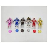 Power Rangers The Movie 5.5' Ranger Team w/ Coins