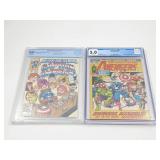 Avengers #100 + Captain America #401/Graded