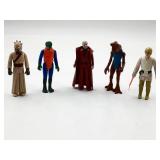 Vintage Star Wars figures Luke/Obi Wan/Tusken/More