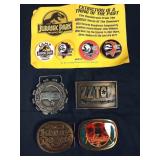 Vintage Music Belt Buckle Lot ZZ Top BTO