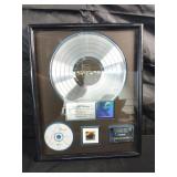 Sting The Soul Cages RIAA Framed Platinum Record
