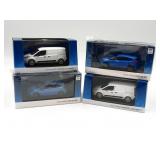 Ford 1:43 Scale Die-Cast Lot Focus + Transit