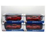2015 Ford Mustang 1:18 Scale Die-Cast Lot of (4)