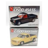 (2) Chevrolet C-1500 AMT/ERTL Model Kits Sealed