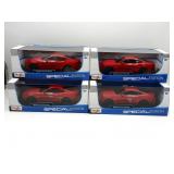 2015 Ford Mustang 1:18 Scale Die-Cast Lot of (4)