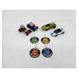 Vintage Hot Wheels Redline Vehicles w/Buttons
