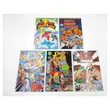 Street Fighter #1-3 + Mortal Kombat +Power Rangers