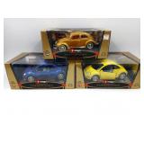 Volkswagen Beetle 1:18 Scale Die-Cast Lot