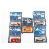 Pocket Cars (1980) Tomy Lot of (5)