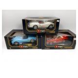 Lancia and Mercedes 1:18 Scale Die-Cast Lot