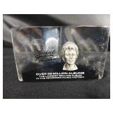Michael Jackson Thriller Lucite Award Paper Weight
