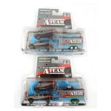 Greenlight A-Team Diecast Truck/Van Set w/Chase