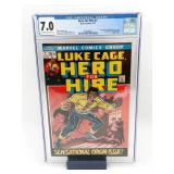 Hero For Hire #1 (CGC 7.0) 1st Luke Cage! 1972