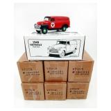 First Gear Lot of (6) 1949 Texaco Pipe Line Chevys