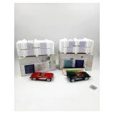 Franklin Mint 1:24 1958 + 1959 Corvettes Die-Cast