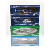 1:48 Scale Law Enforcement Die-Cast Helicopter Lot